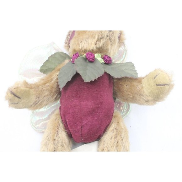 The Bearington Tinker Brown Fur Angel Bear - Picture 7 of 8